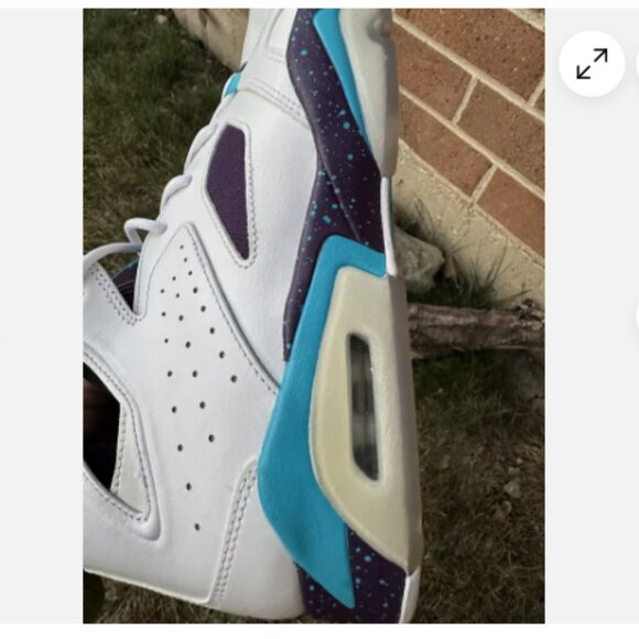 Air Jordan Flight Club 91 men sz 11 white/blue lagoon 555475-105 Shoes Rare New - Picture 11 of 12